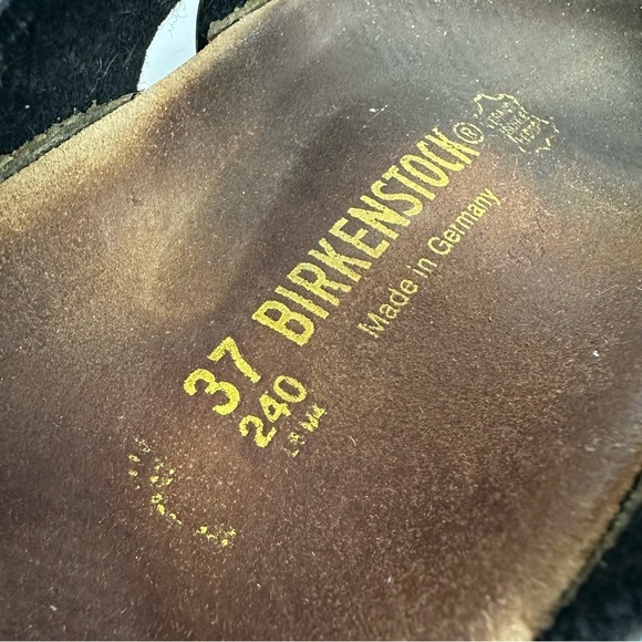 Birkenstock Mayari Metallic Blue Sandals Women's Size 6 or Men's Size 4 Shoes 37 - Picture 10 of 12